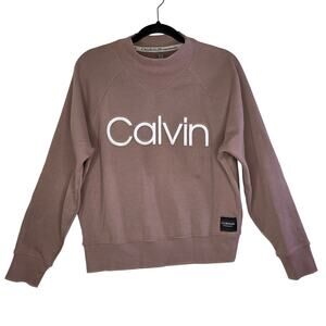 Calvin Klein Performance Women's Pink Athletic Pullover Sweatshirt Size M